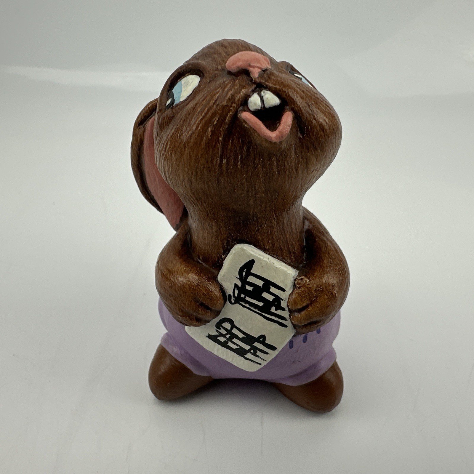 Vintage Pendelfin Rabbit Stoneware Music Scene Apple Pie Chorus Blanket Baby