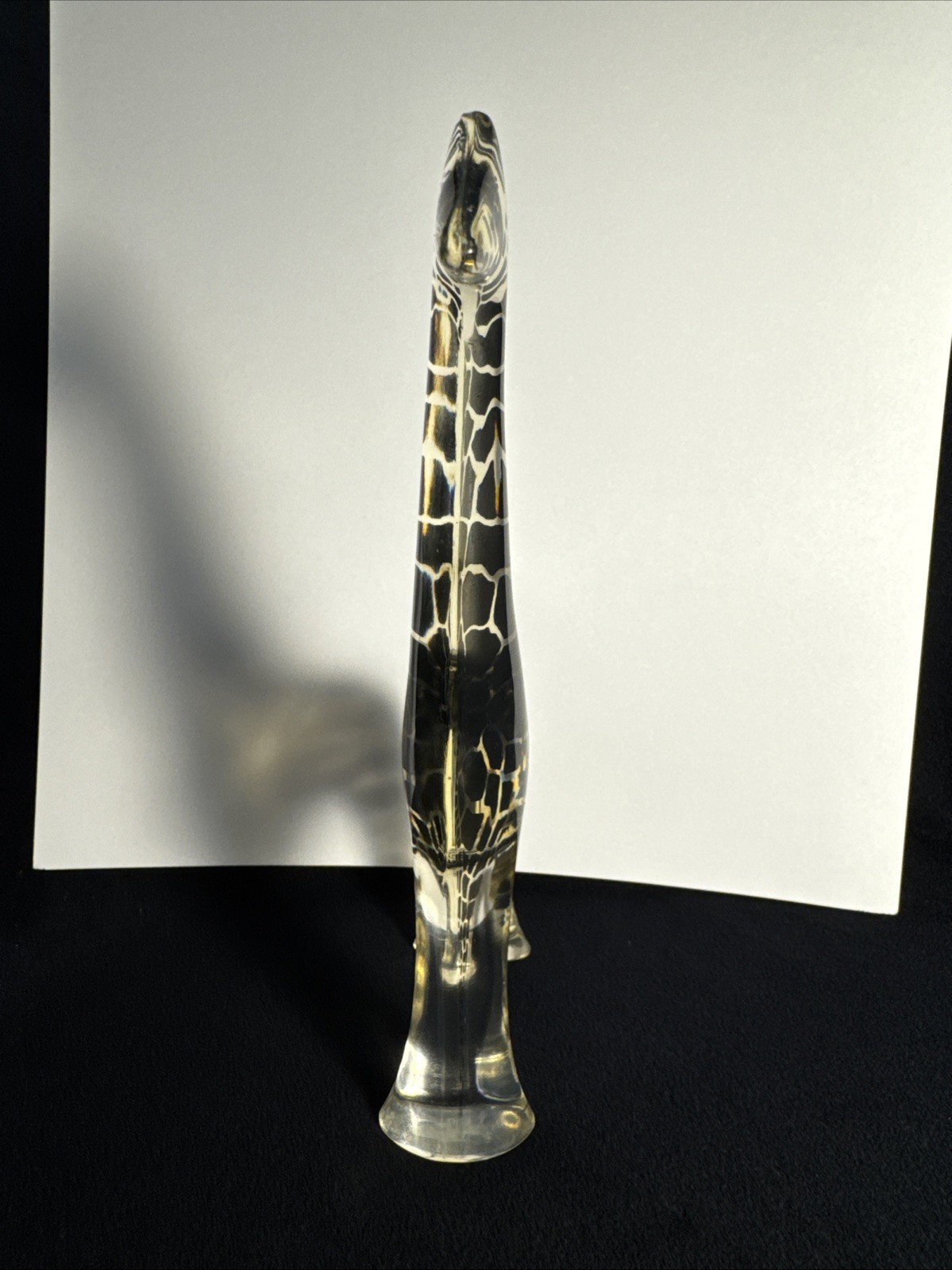 Vintage Abraham Palatnik 6.5” Lucite Giraffe Made in Brazil