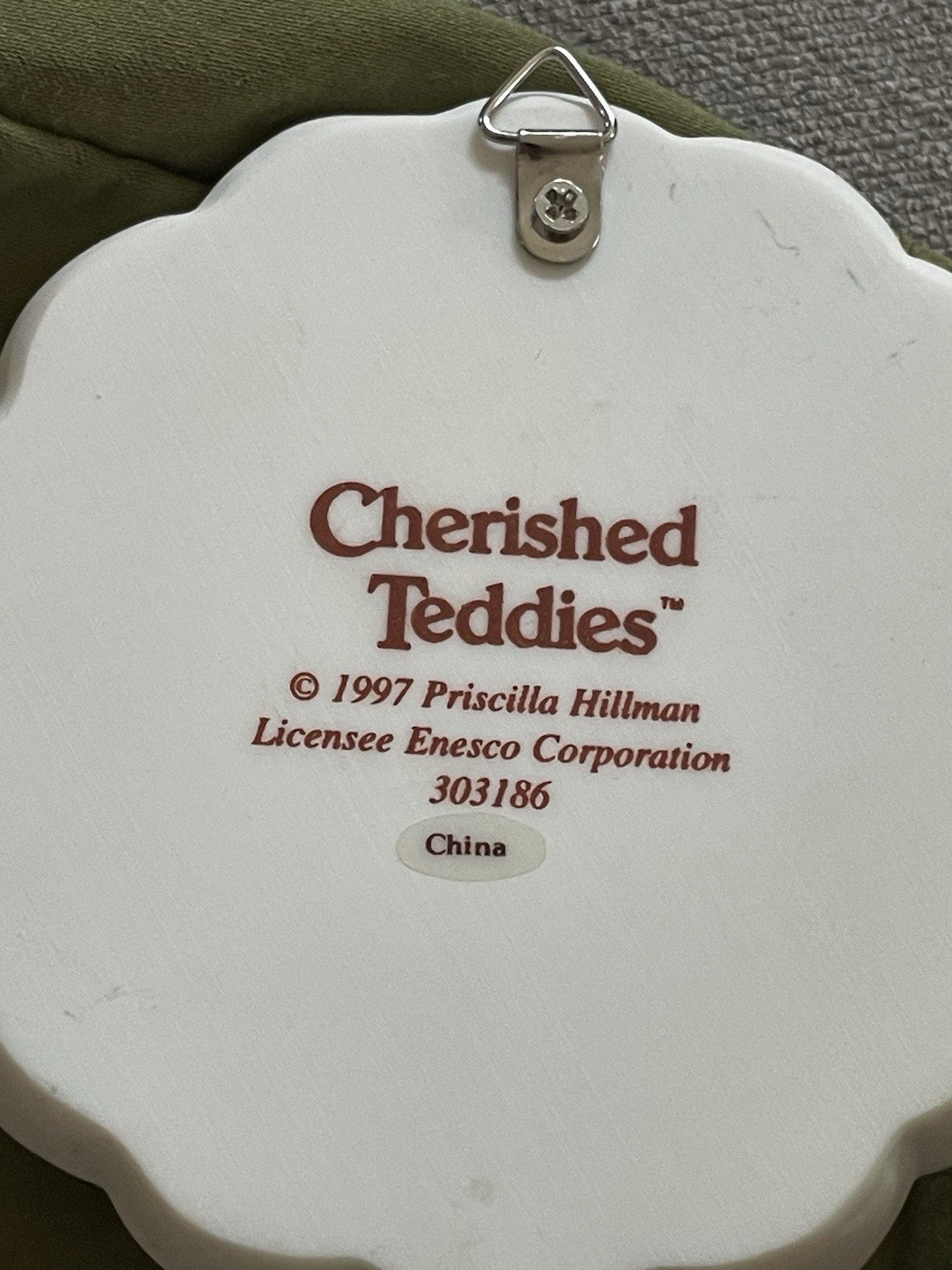 Enesco Cherished Teddies Heaven Has Blessed This Day Plaque. 1997 . 303186