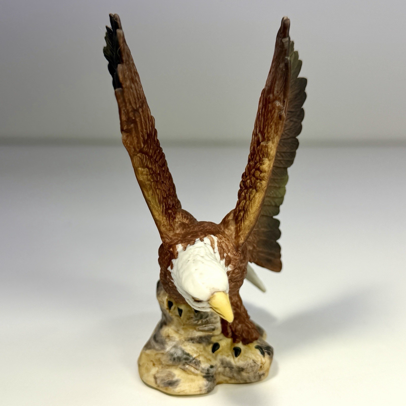 VTG David Grossman Design American Bald Eagle Figurine Soaring Bird of Prey 4”