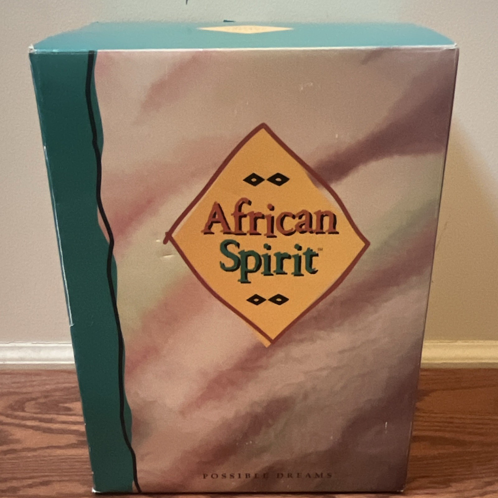 African Spirit Bororo Man Figurine Wayne Still Resin Painted 10in Boxed 1998