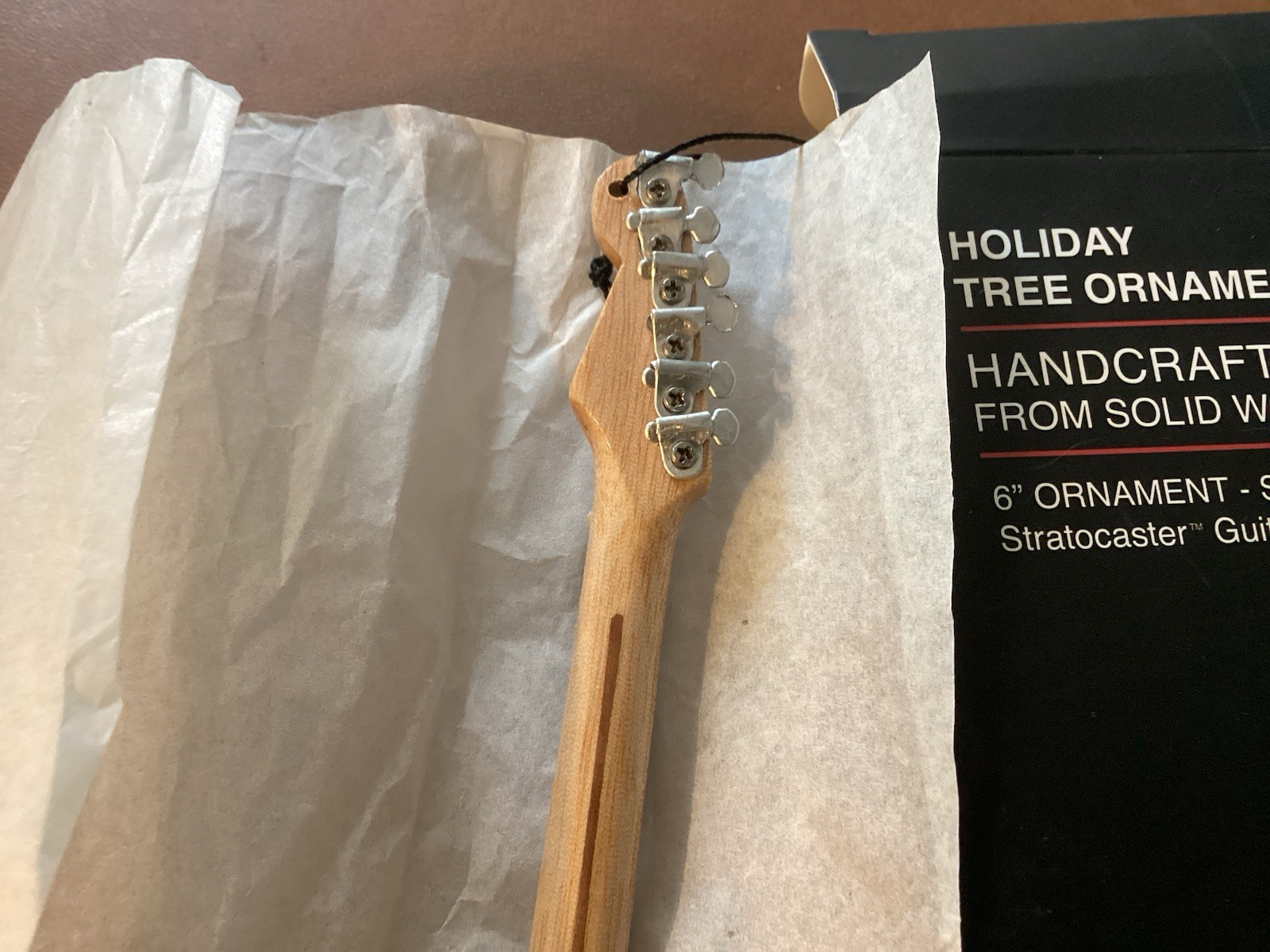 Axe Heaven Fender Stratocaster Holiday Ornament Miniature Guitar Replica