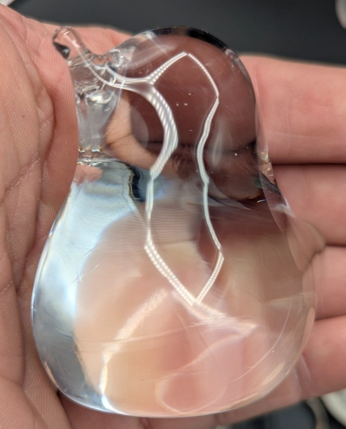 Daum France Crystal Bird Figurine – Signed – 2.5″