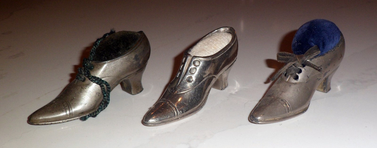 3 Pin Cushion Metal Shoes – 4″