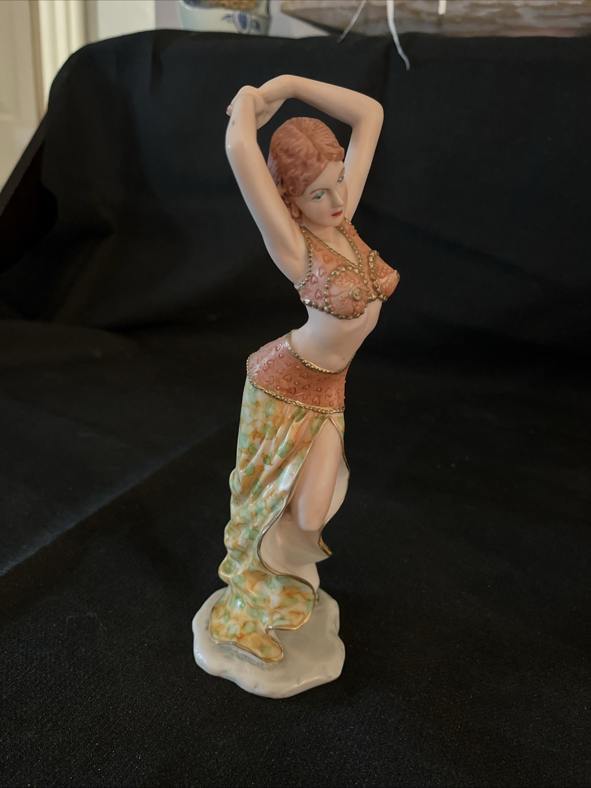 Veronese 1997 Belly Dancer Figurine. 9 1/2” tall. Hand Painted.