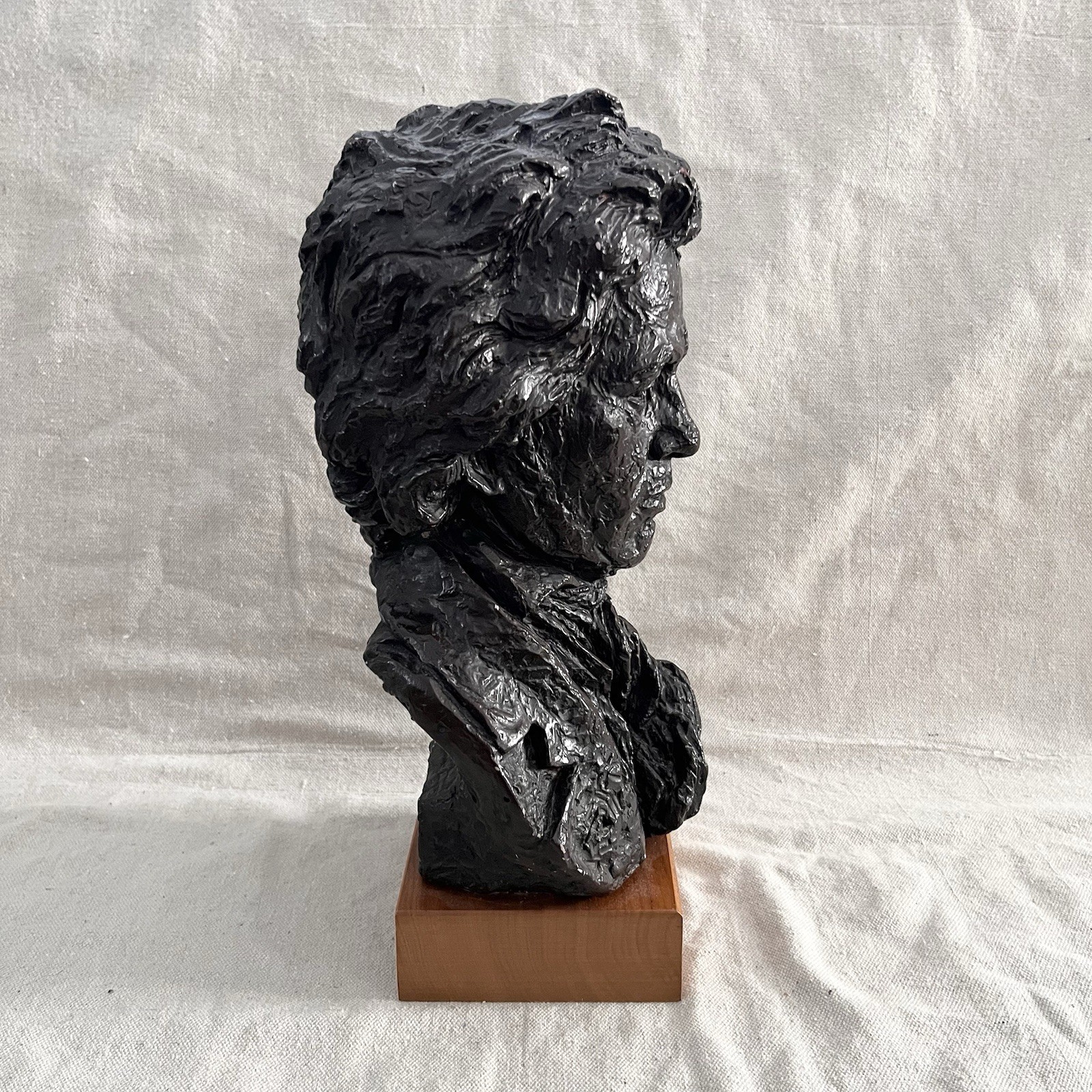 Vintage Ludwig van Beethoven Bust Sculpture Austin Productions Chalkware