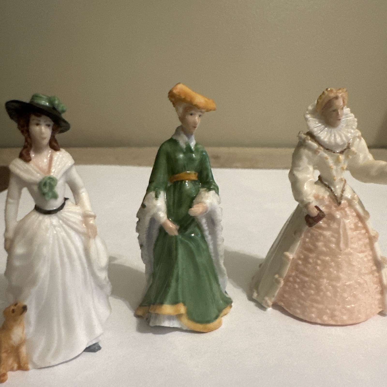 Ladies of Fashion 1983 Franklin Mint 6 Miniature Figurines – Catherine, Sophia