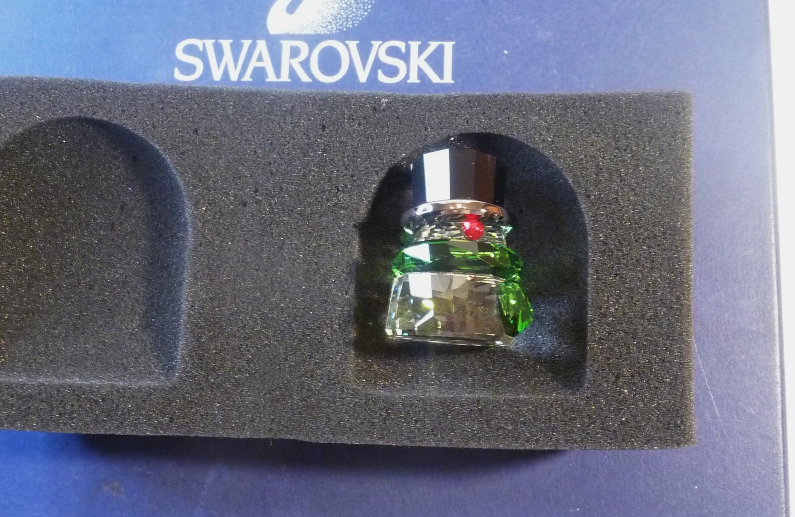SWAROVSKI Holiday Cheers – Small Snowman Holiday Collectible 5596387 MIB