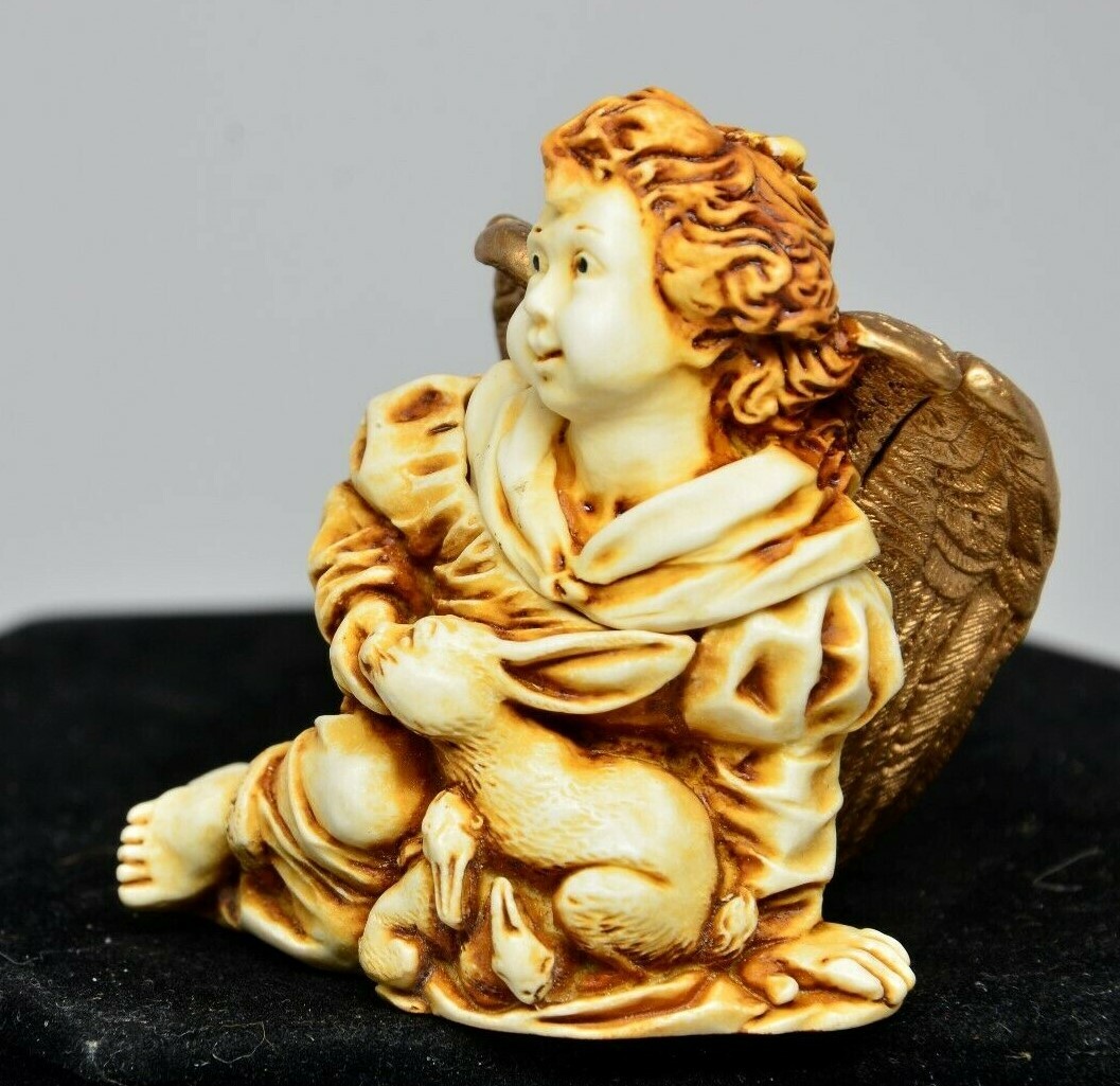 HARMONY KINGDOM ANGELIQUE JOIE de VIVRE ANJO New Old Stock