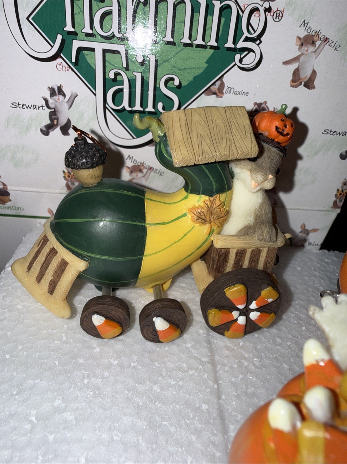 Charming Tails On The Fast Track to Fun Mouse Fitz & Floyd W Box Retired EUC