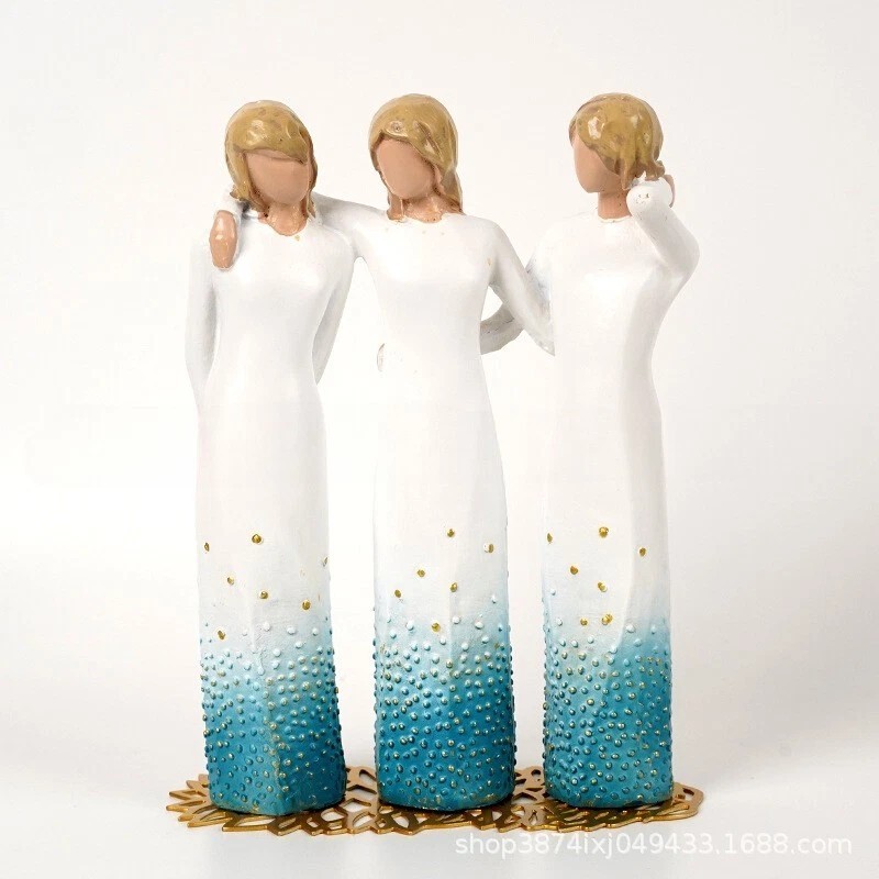 Willow Tree By my side 3Sister by My Side Sculpture Sculpted Hand-Painted Figure