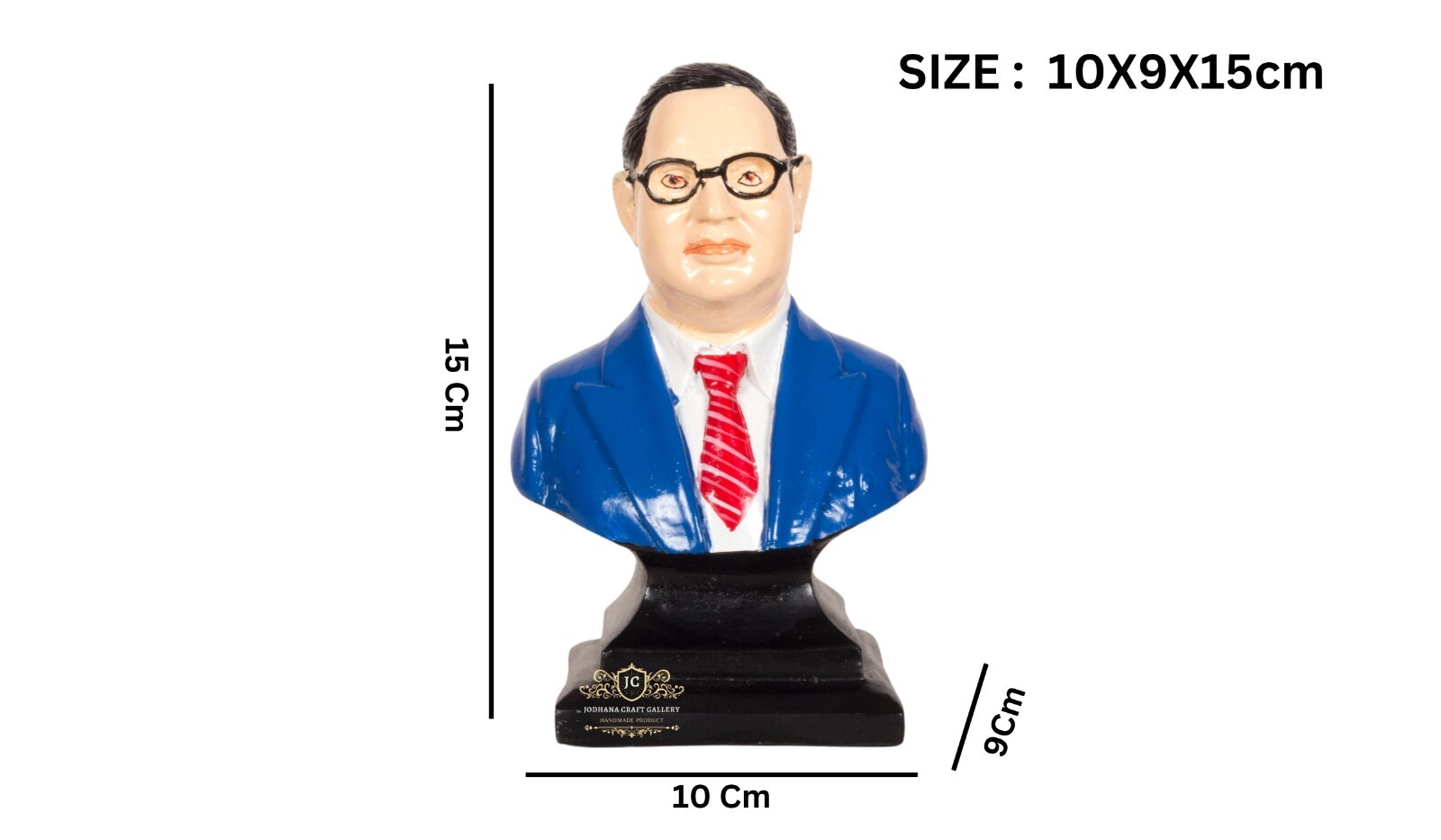 Handcrafted Dr. Bhim Rao Ambedkar Idol – Baba Saheb Marble Dust Statue | Iconic