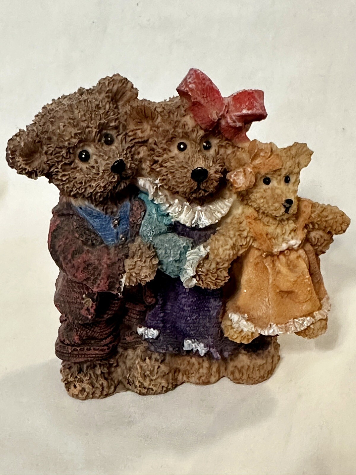 Vintage Yardworks Originals Bear Figurine Family Of 3 – EUC
