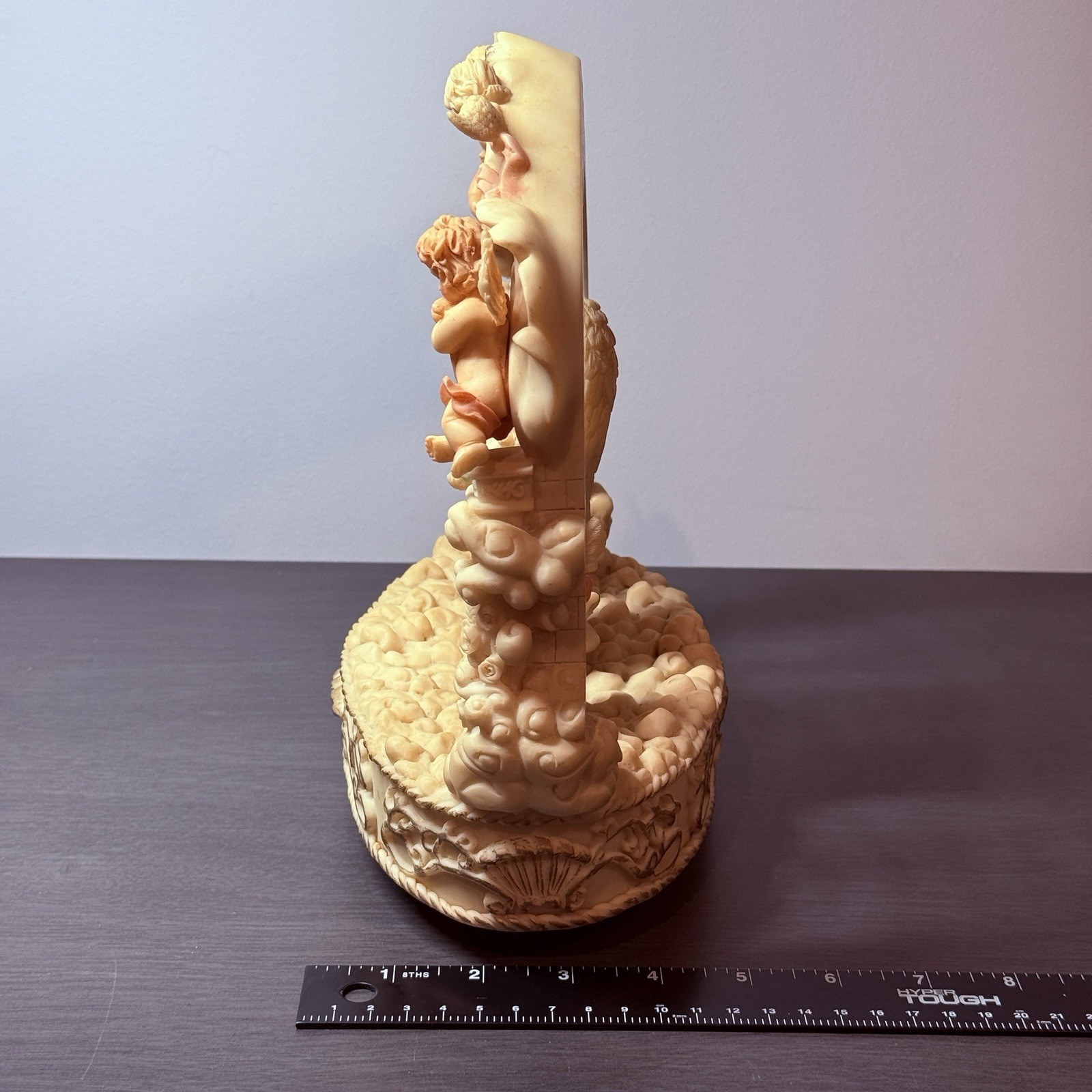 Vintage San Francisco Music Box Co Angel Cherubs Arch “Somewhere Out There”