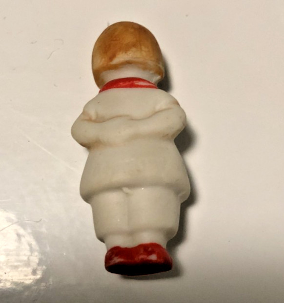 Vintage miniature figurine of child German made 1.5 inch