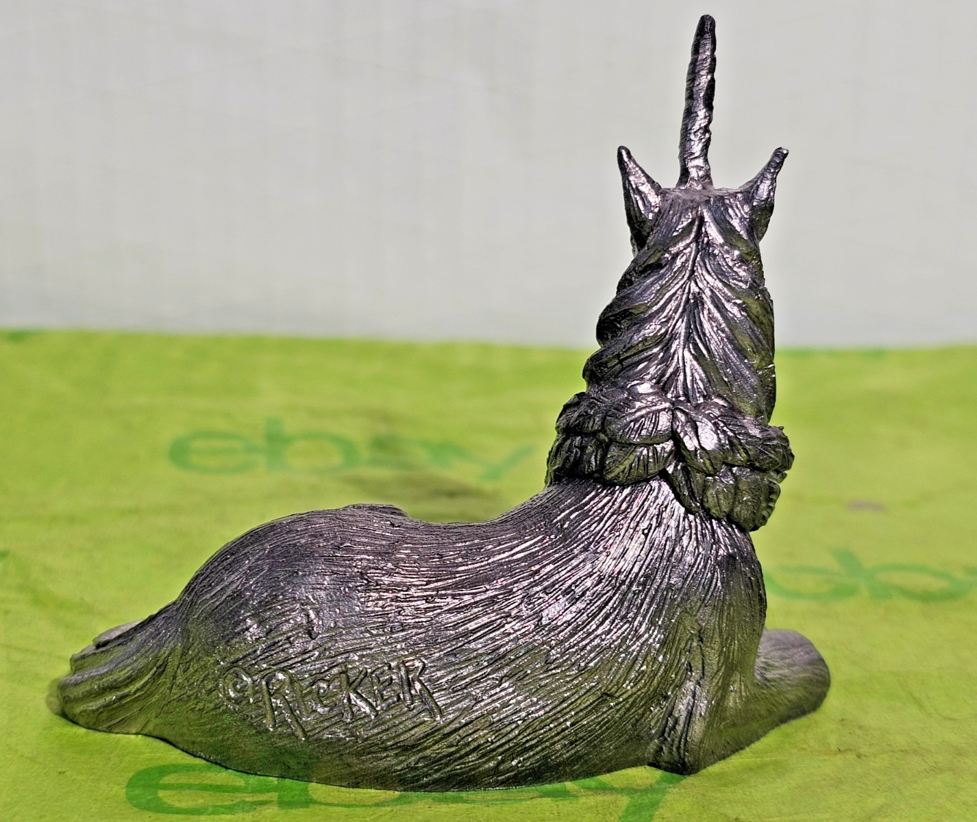 Michael Ricker Pewter ‘Show Unicorn Elizabeth’ 1991 SIGNED Figurine 1211/S.E.