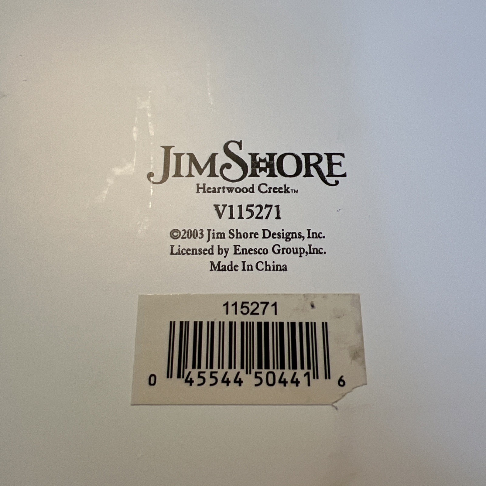 2003 Enesco Jim Shore Heartwood Creek Figurine Display Base / Stand 12 5/8” L