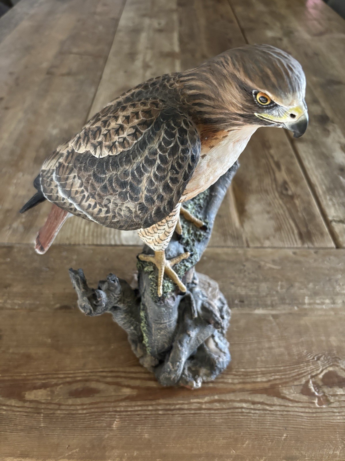 The Nature Company Red-Tailed Hawk Figurine By Sculpture Ma Hai Feng