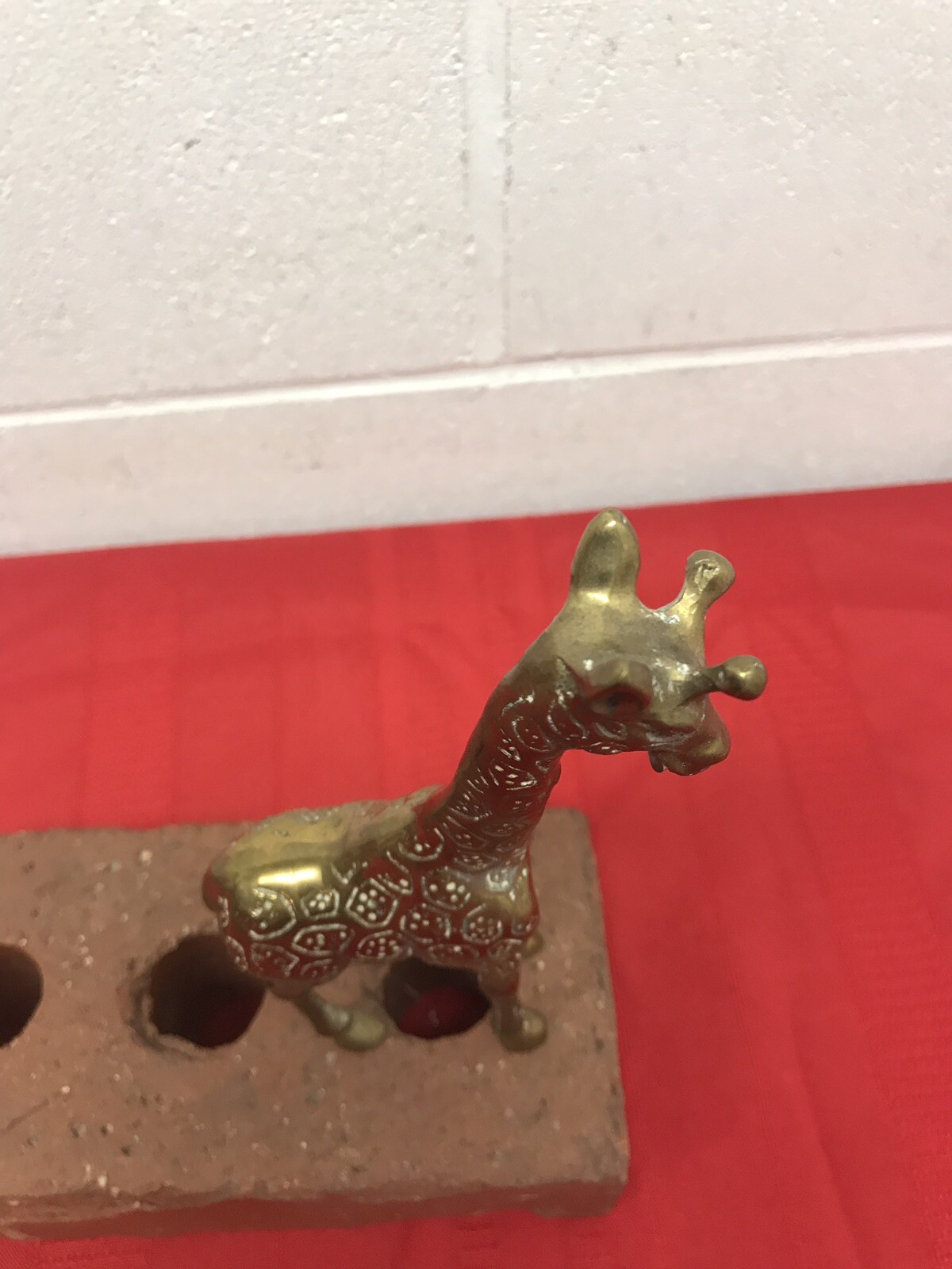 Andrea by Sadek Solid Brass 7.25″ Giraffe figurine 1 lb. Taiwan