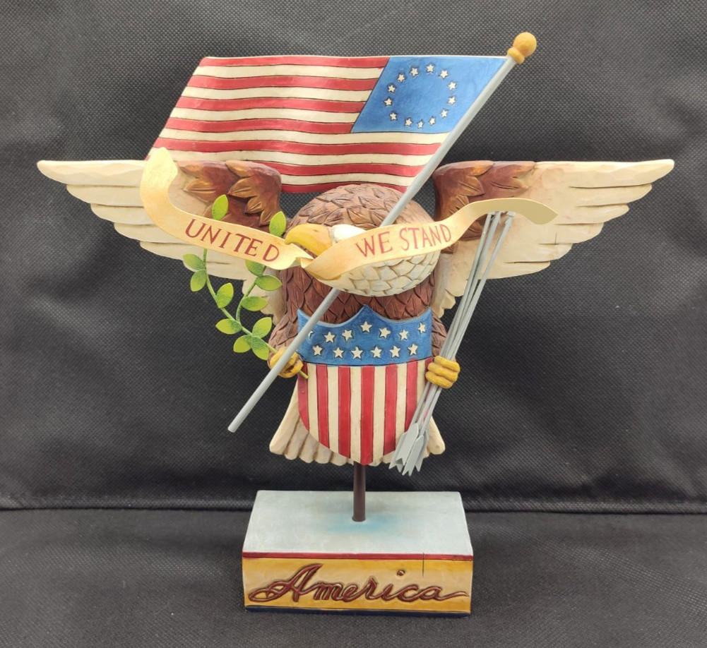 Jim Shore United We Stand Eagle Heartwood Creek 4013282 Statue Figurine 2008