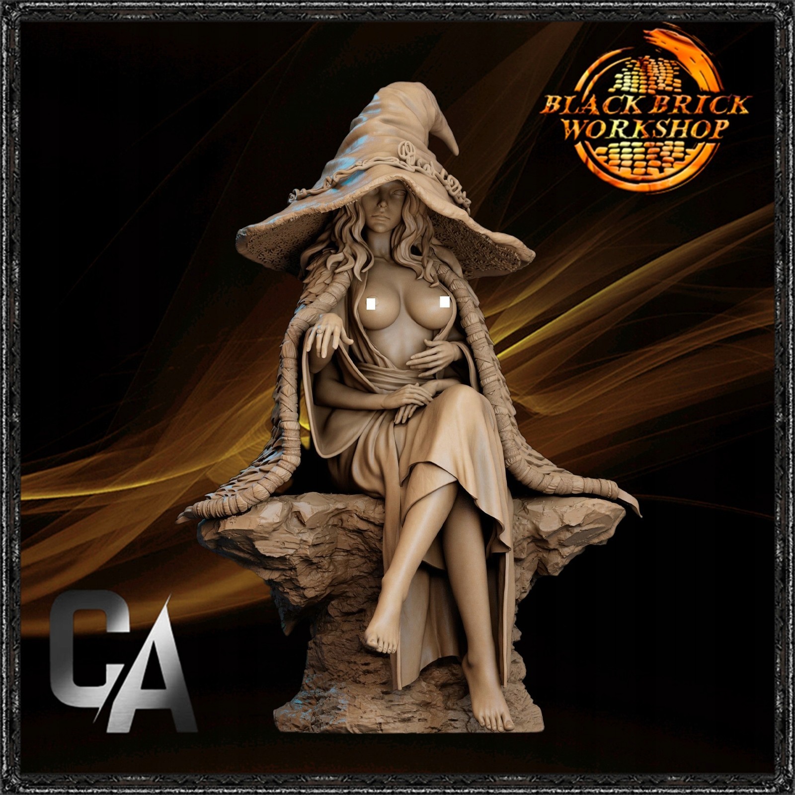 Ranni CA3D UNPAINTED 3D Printing on Demand – NSFW figure model kit