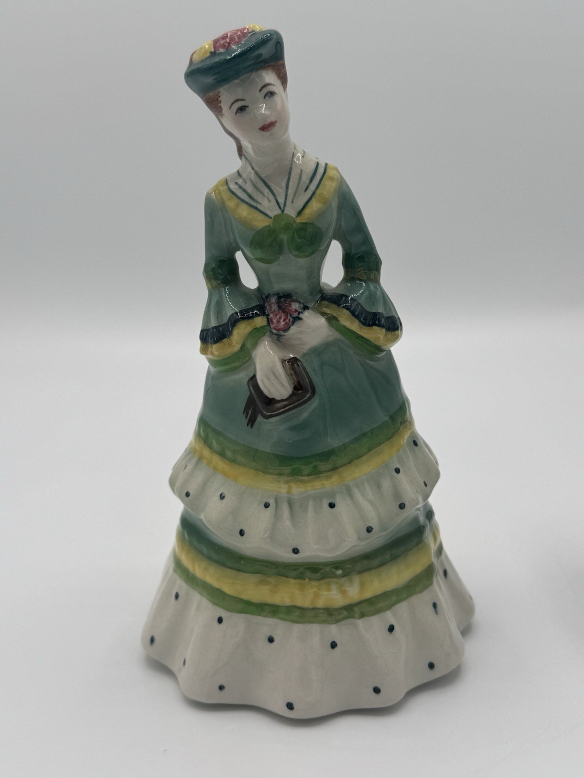 Vintage Goldscheider porcelain figurine of a woman by Keramos, Vienna.