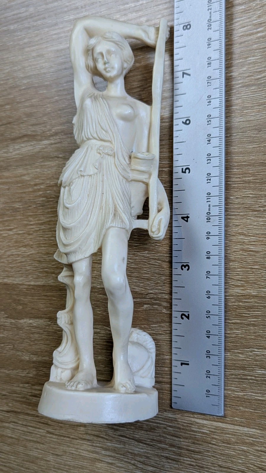 MCM Wounded AMAZON SCULPTURE Beautiful 9.5” Figurine Early Santini Italy