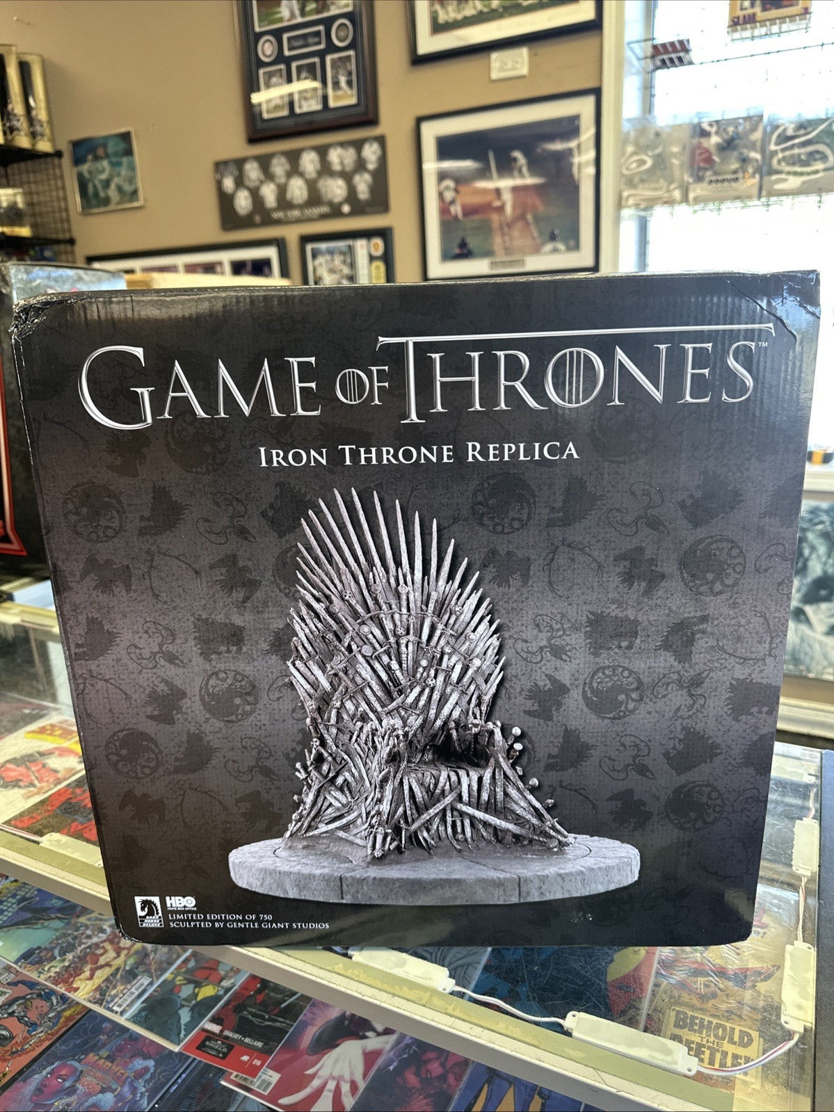 Dark Horse / Gentle Giant Studios Game Of Thrones 14” Iron Throne Replica Statue