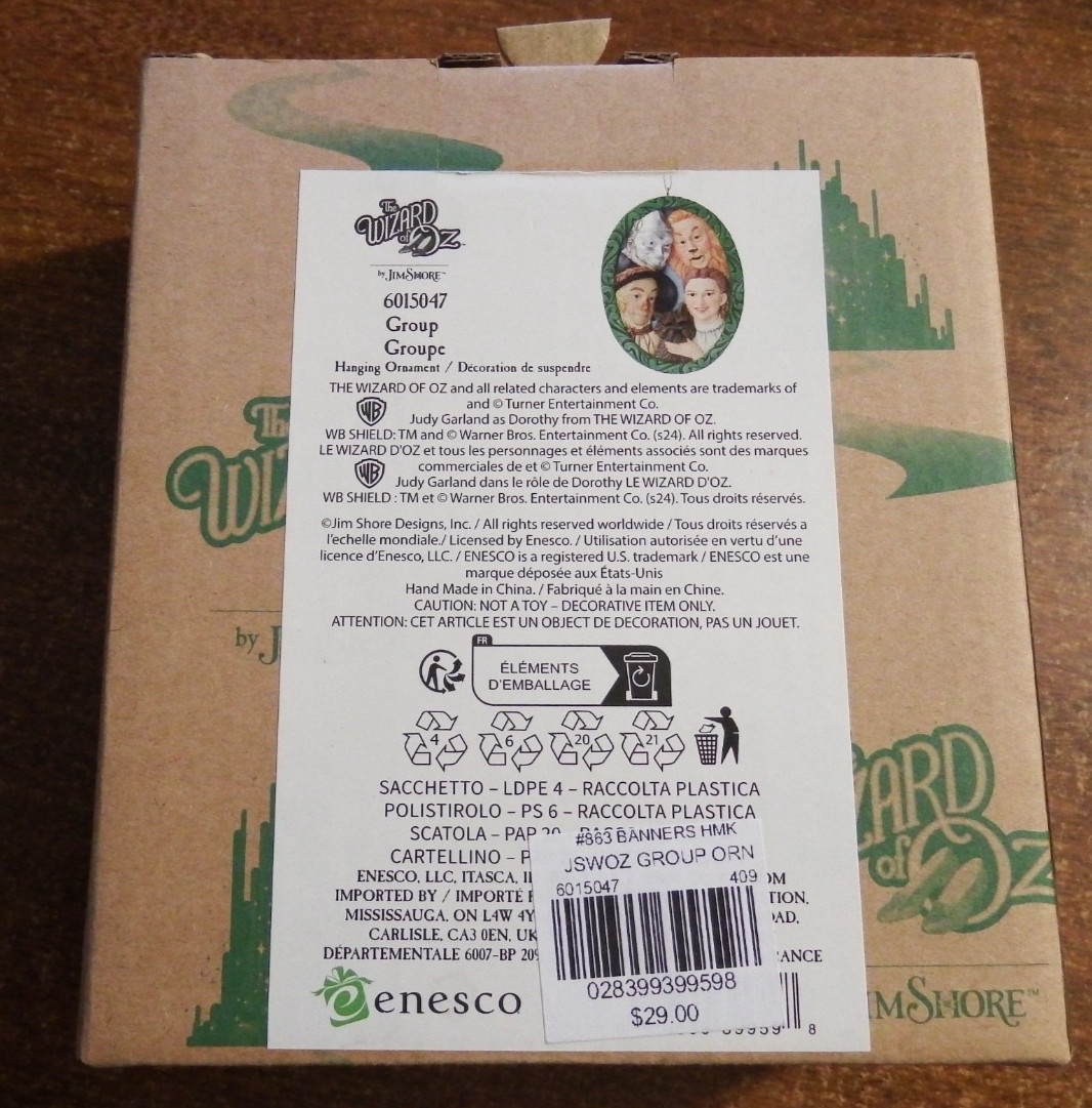 Jim Shore Wizard of Oz Group of Characters 6015047 NEW!