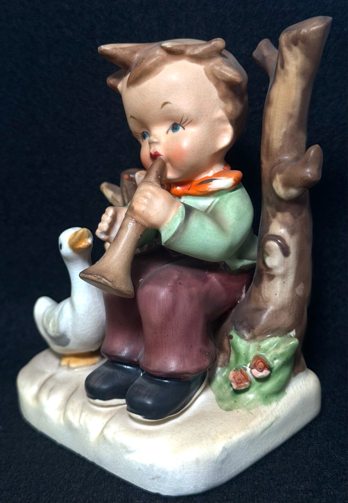 Vintage Erich Stauffer Backyard Harmony Porcelain Figurine #8213 5″ READ