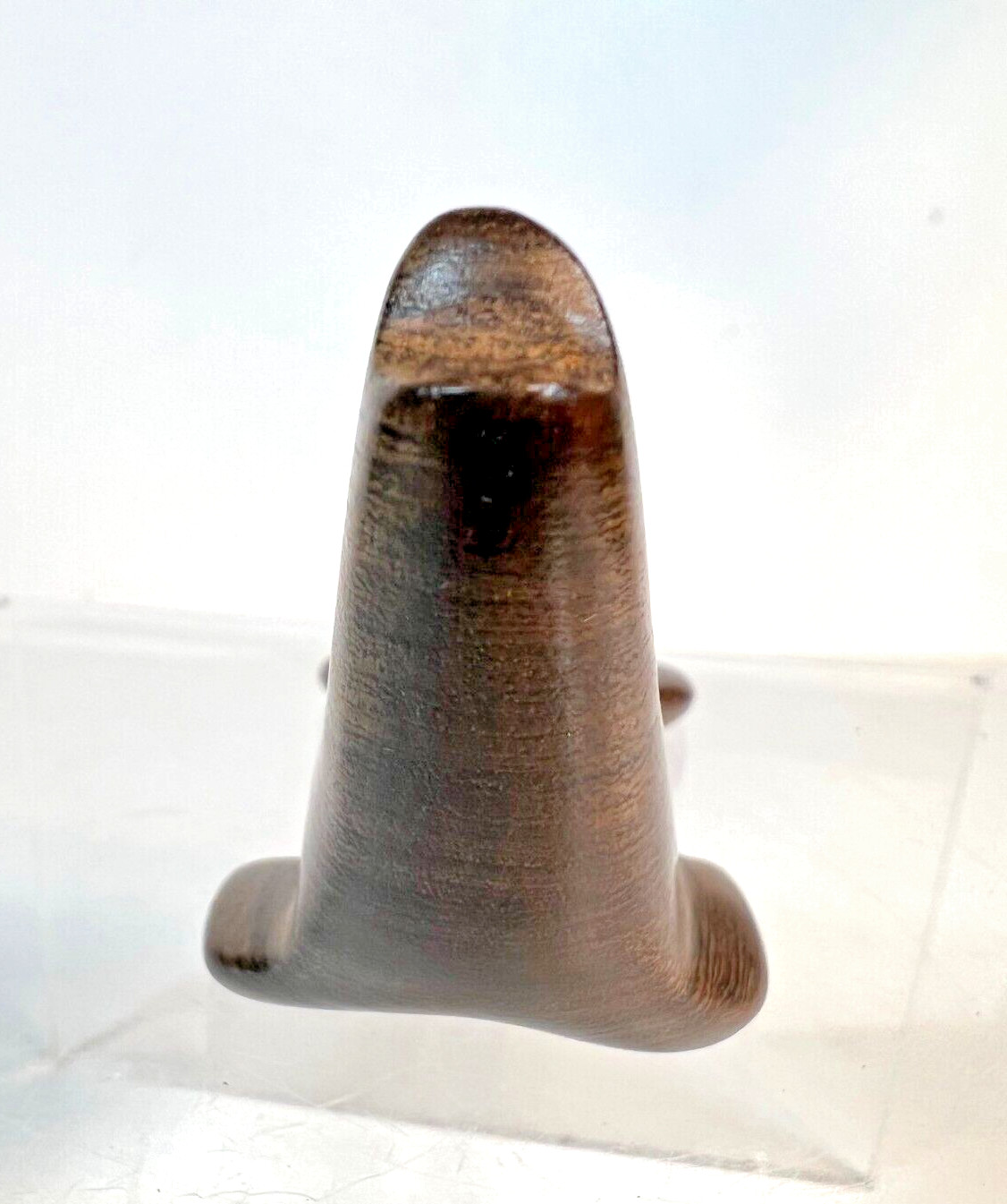 Carved Ironwood Seal Figurine measures 4 in. long