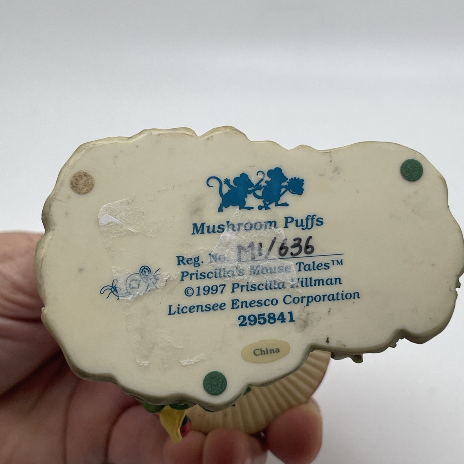 Vintage 1997 Priscilla Hillman “Mushroom Puff”Collectable