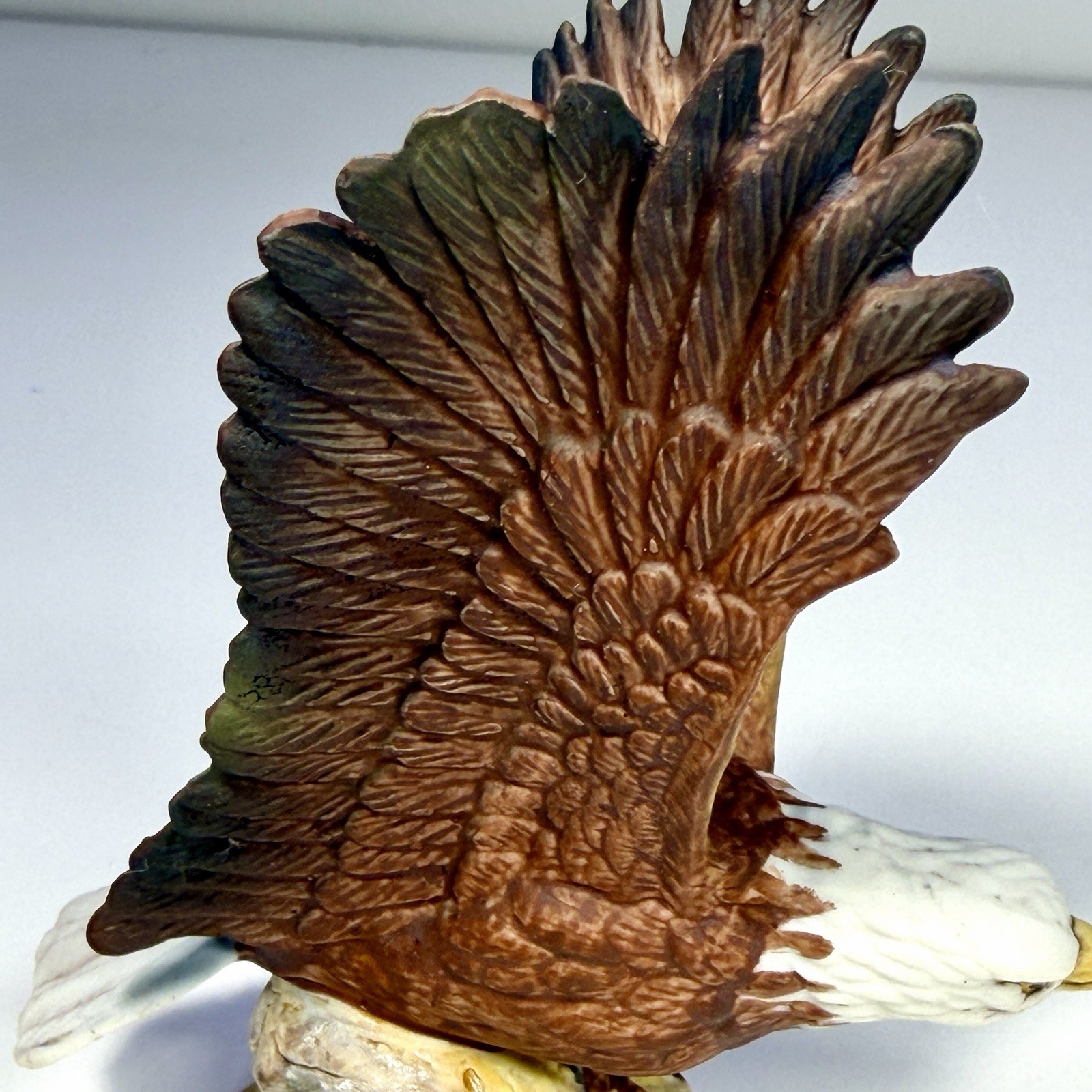 VTG David Grossman Design American Bald Eagle Figurine Soaring Bird of Prey 4”