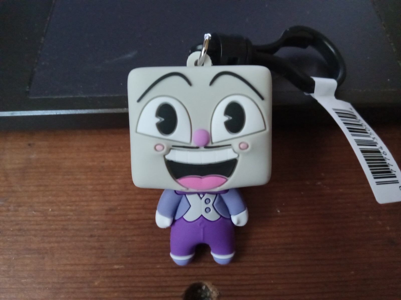 Cuphead Series Figural Bag Clip 3 Inch King Dice