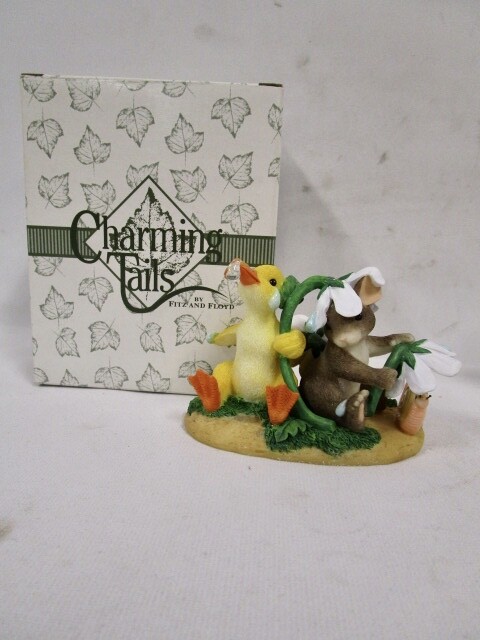 Charming Tails ” Ducky Weather ” With Box