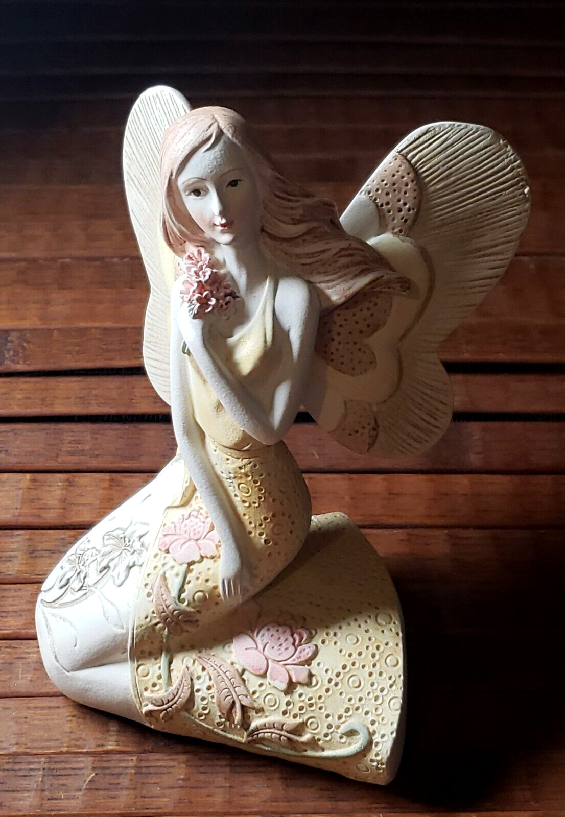 Mia Flora Angel Star Figure Figurine Healing Bouquet Floral 5.5″