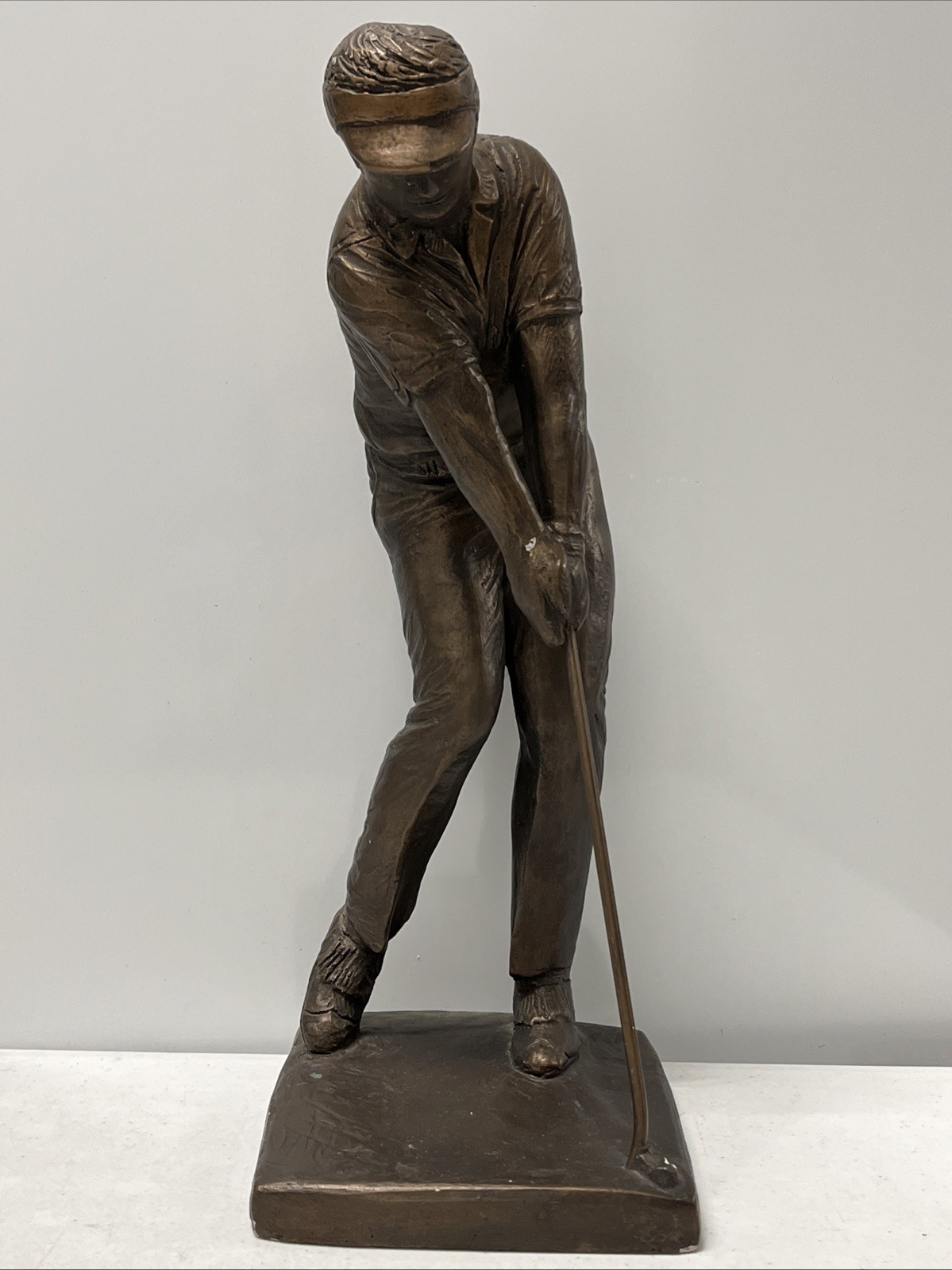 Ethan Allen Inc.1981 Golfer Figurine 15.5”