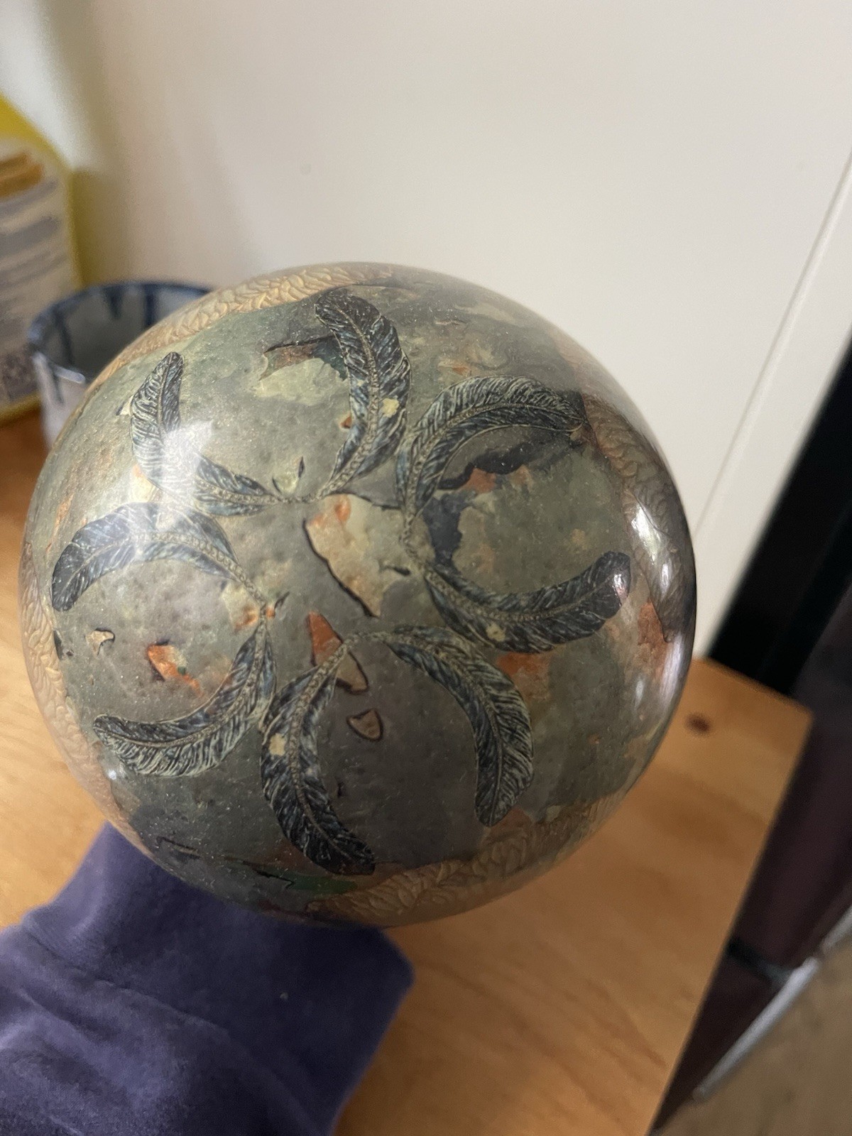 Fine & Unusual Ethereal Artist Signed & Numbered Decoupage Ostrich Egg