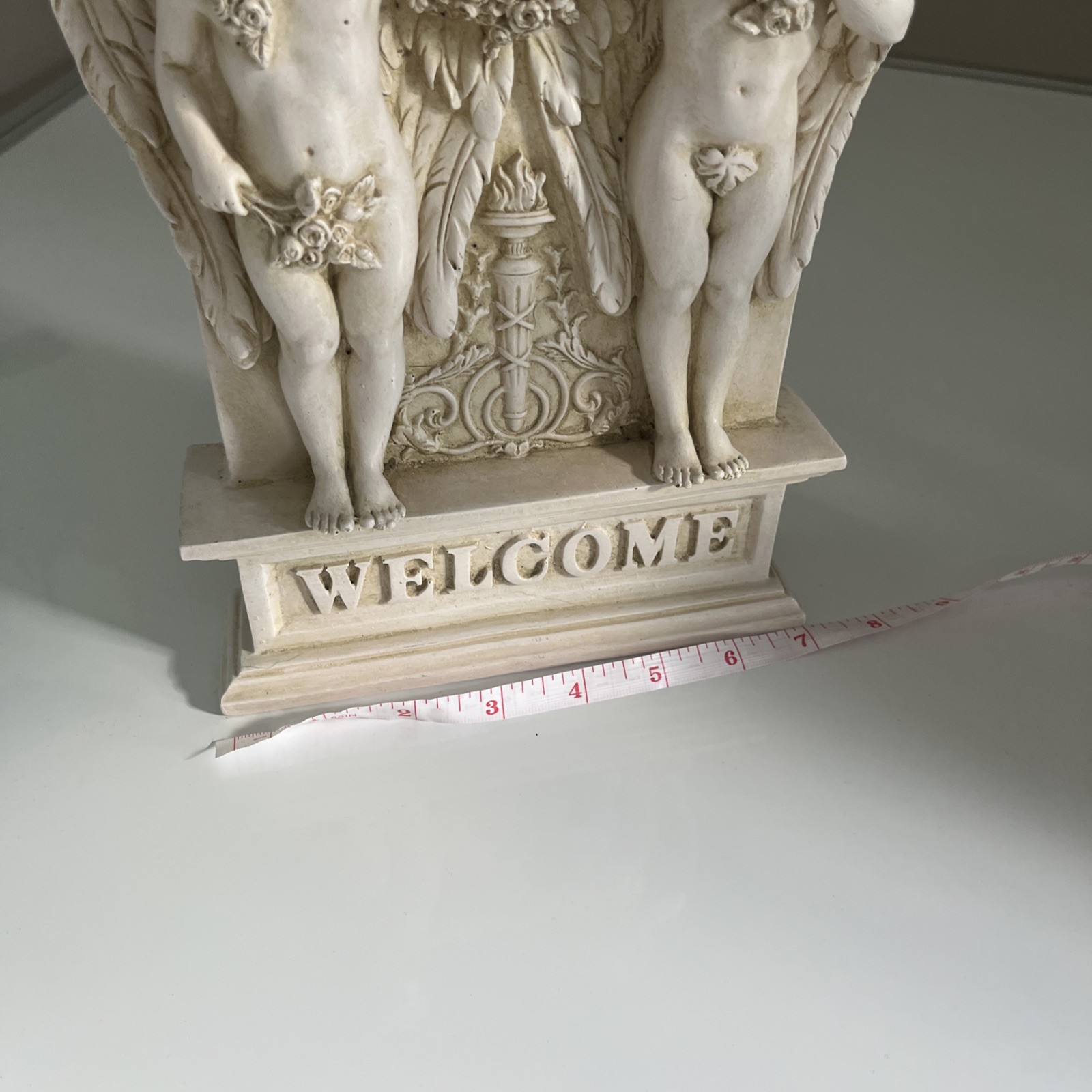 Angel Statue wall hanging welcome sign