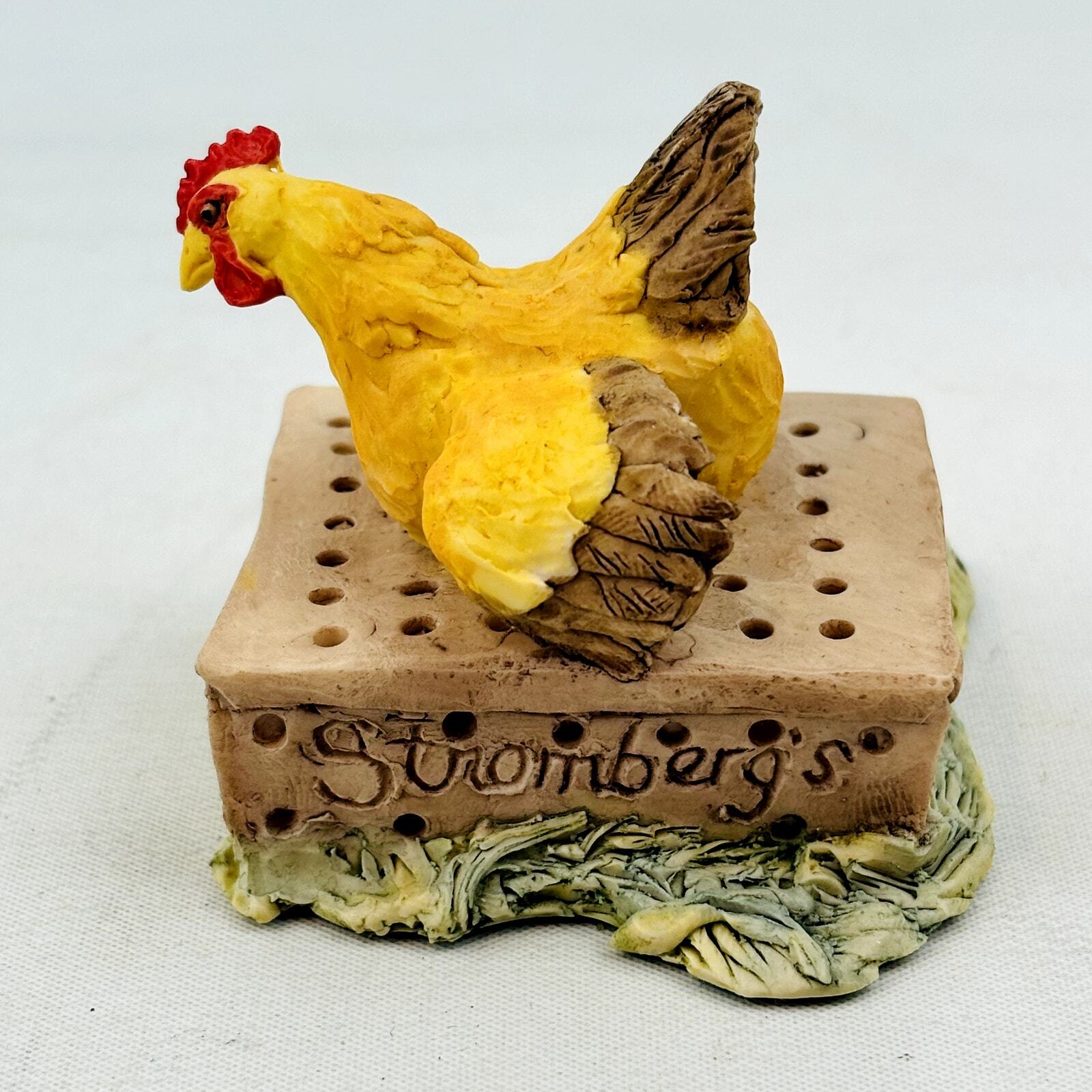 Mother Hen Lowell Davis Schmid RFD America Figurine 225292 Baby Chicks Broody