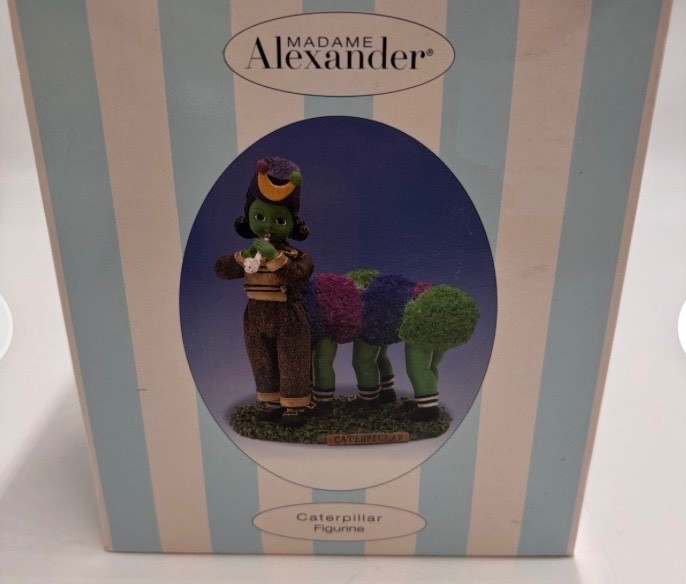 Madame Alexander Caterpillar Figurine Alice in Wonderland Boxed Rare Collectible