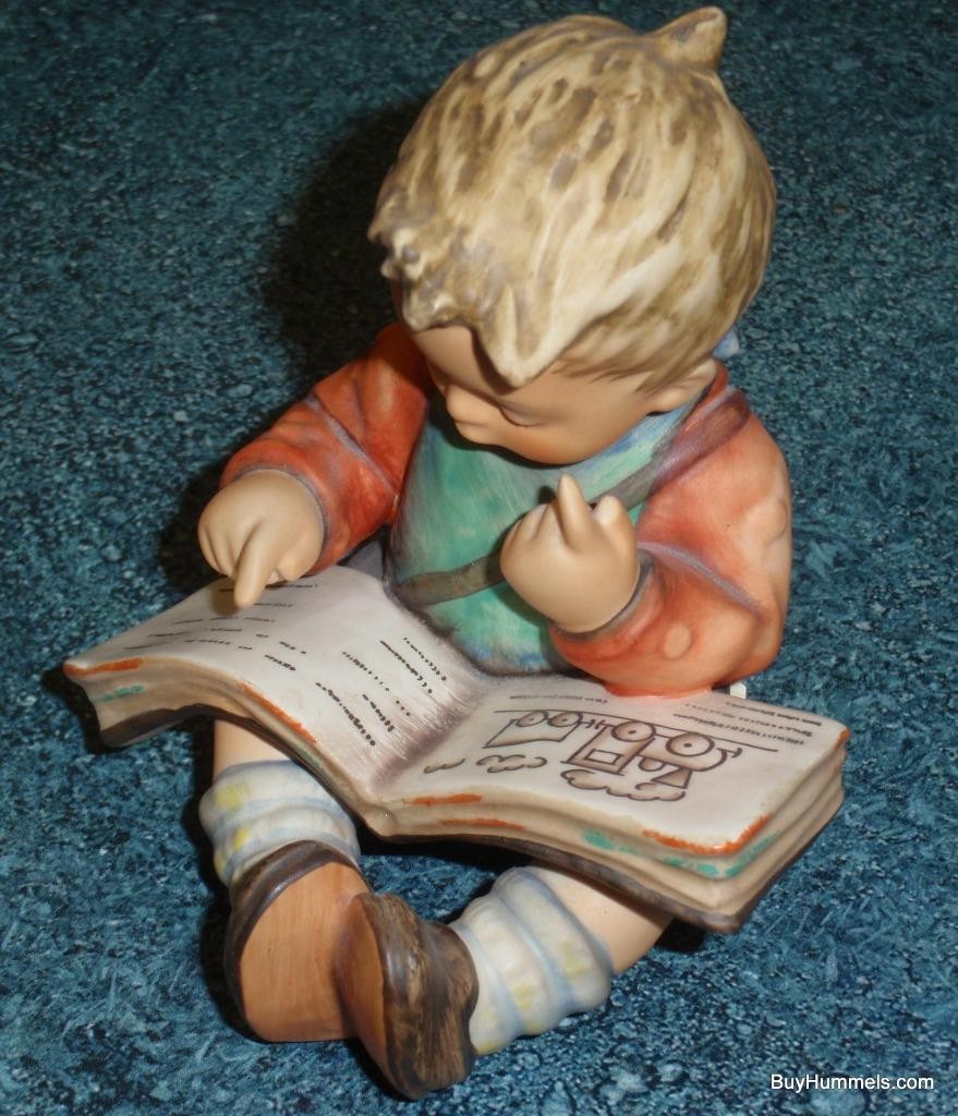 “Thoughtful” Goebel Hummel Figurine #415 – Little Boy Reading A Book CUTE GIFT!
