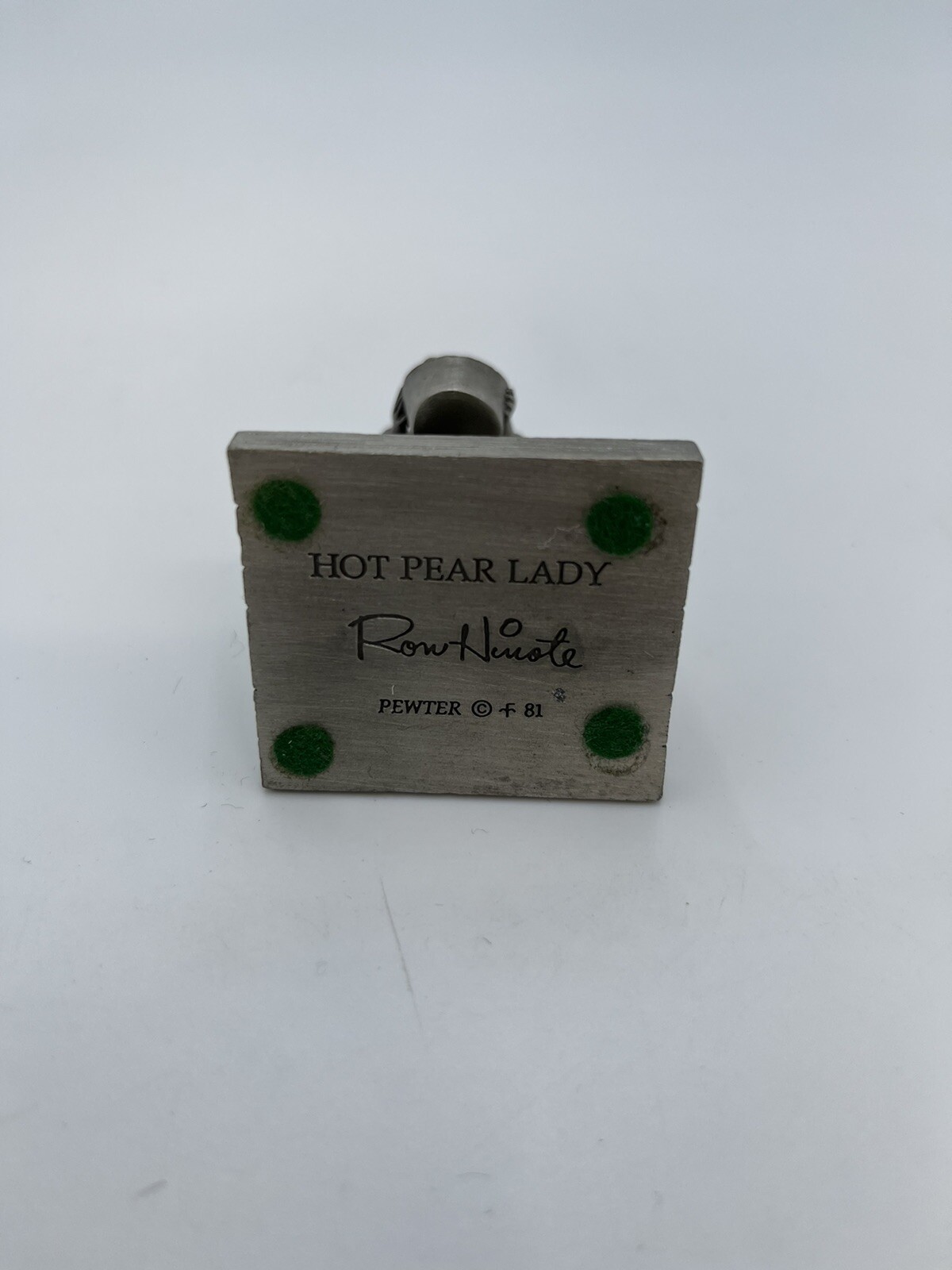 1981 FRANKLIN MINT Vintage RON HINOTE Pewter Figurine – HOT PEAR LADY
