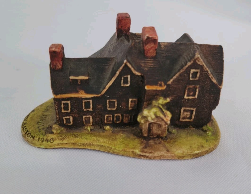 Vtg Sebastian Miniatures HOUSE OF SEVEN GABLES P.W Baston Building 1948