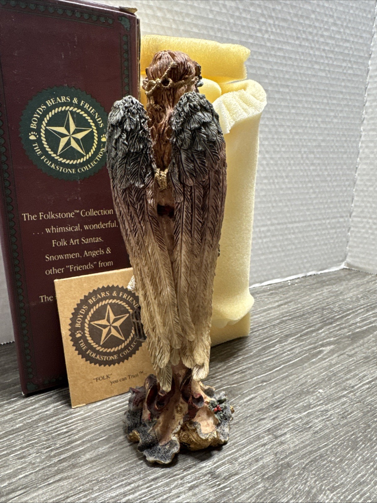 Angel Of Freedom Figurine Boyds Bears & Friends Folkstone 1994 #2820