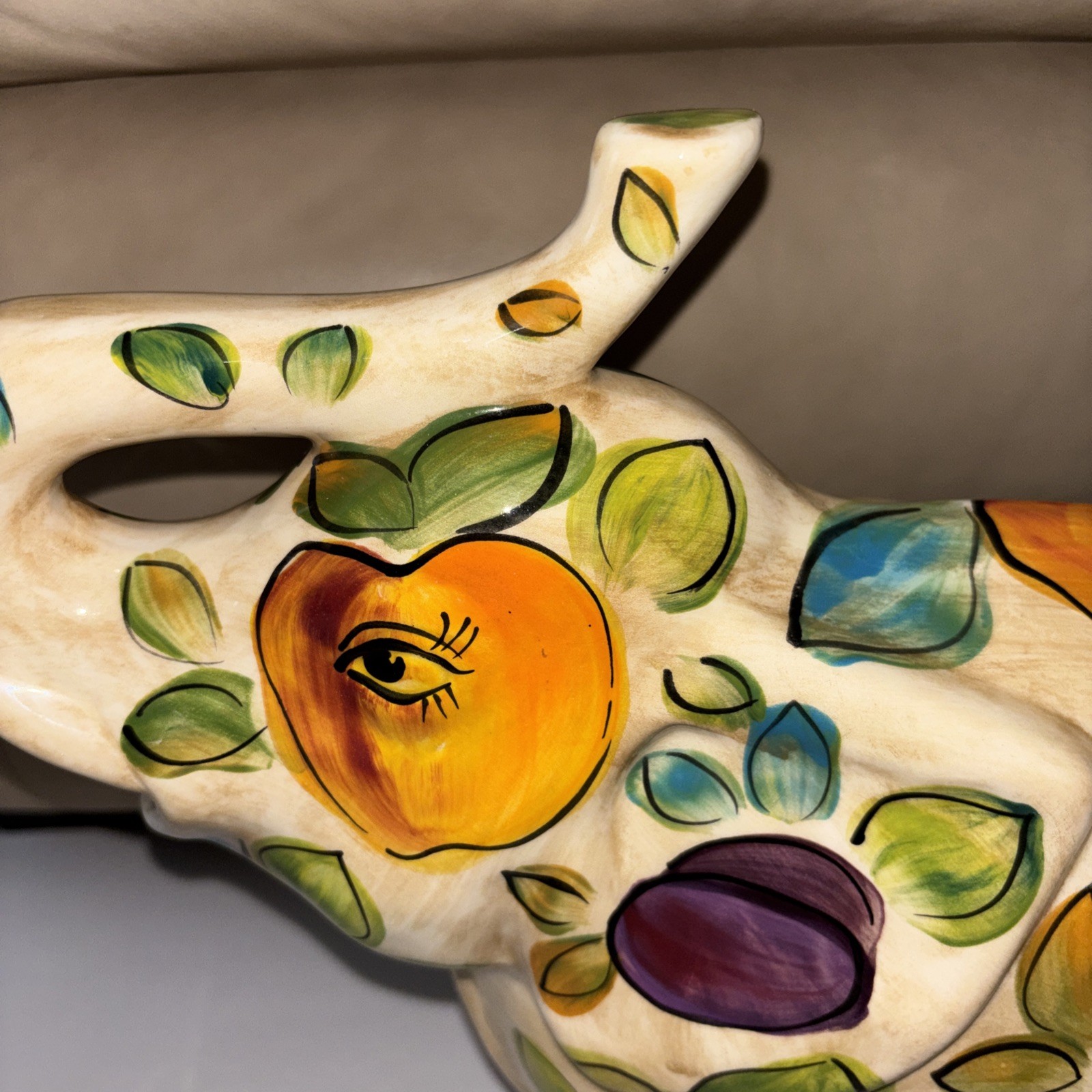 Turov Art 1999 Large Ceramic Limited-Edition Elephant Signed 14″H x 17″W