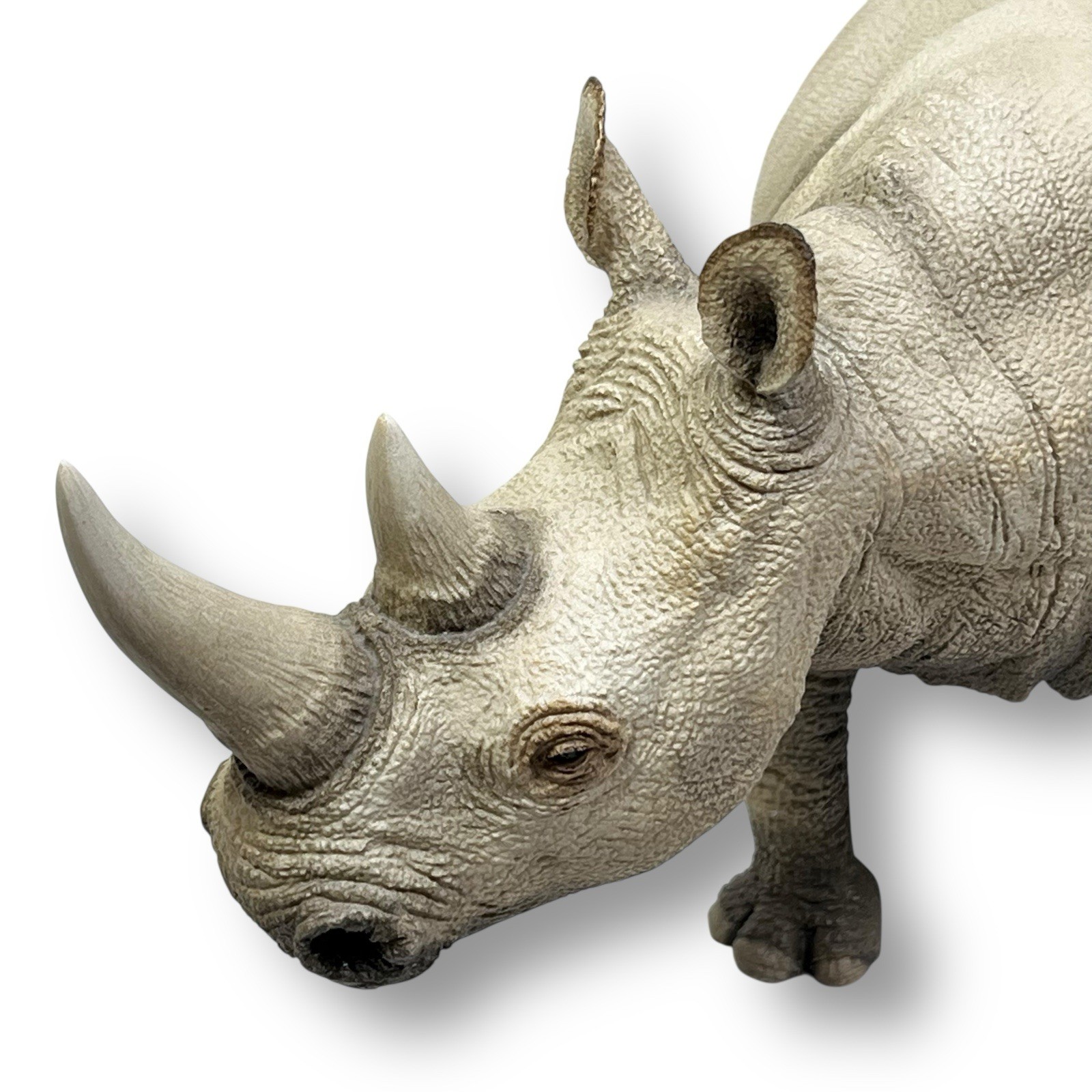 CreArt AFRICAN WHITE RHINOCEROS Rhino 14″ Safari Sculpture Figurine #1389/2500