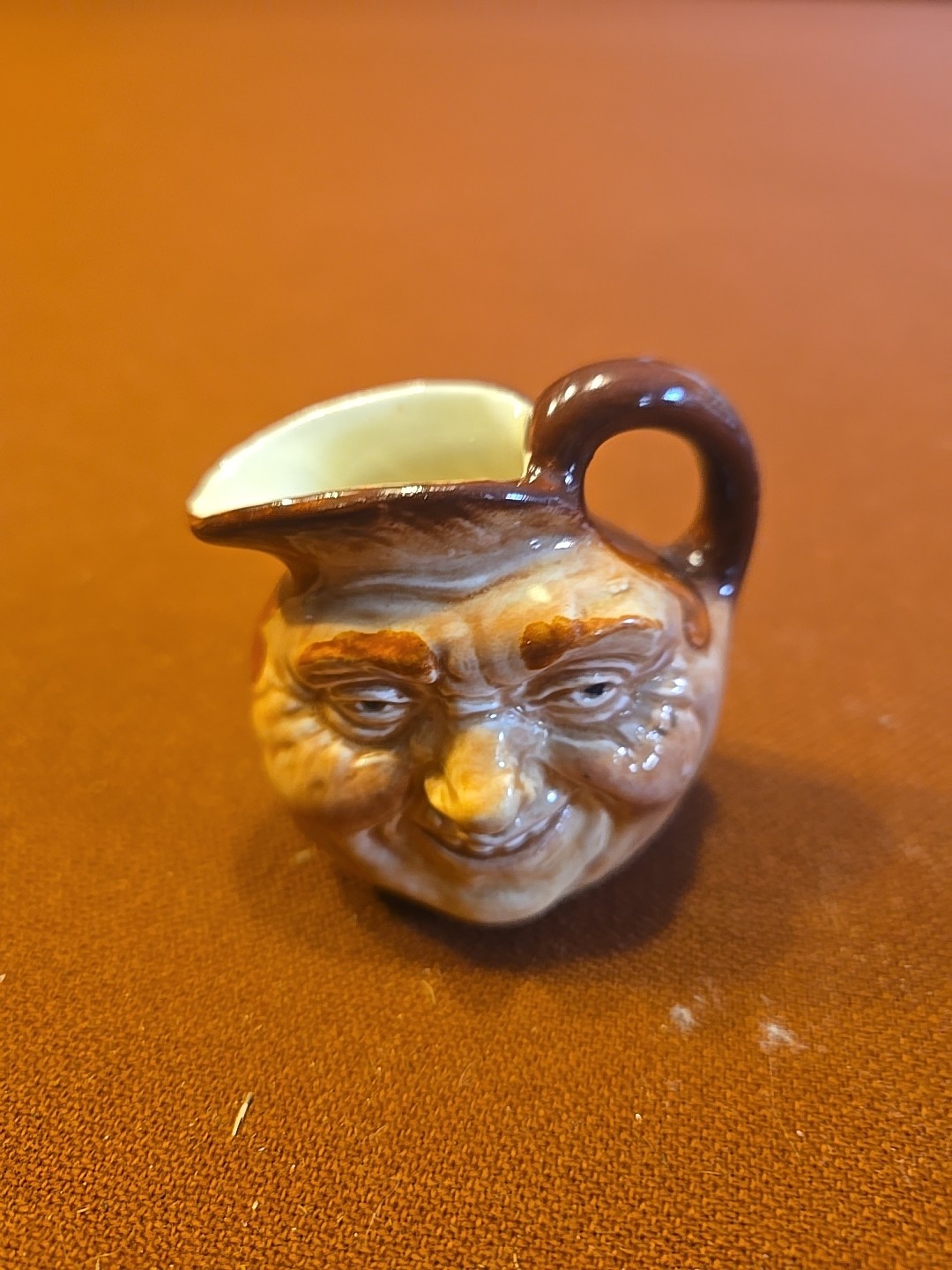 Royal Doulton John Barleycorn Old Lad Toby Jug Mug England 2.25in