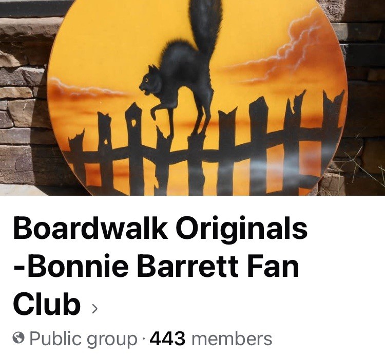 Boardwalk Originals by Bonnie Barrett 2026 Reproduction 18” Bunny Couple Signed