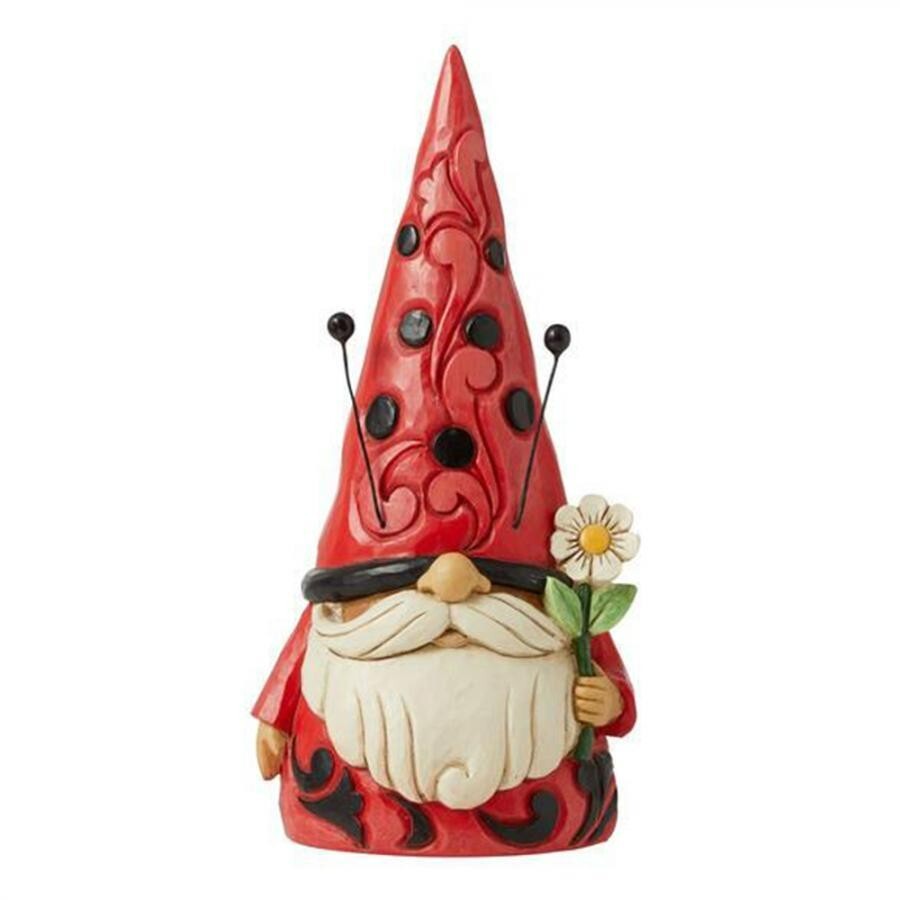 Jim Shore LADYBUG GNOME FIGURINE-CUTE AS A BUG 6010288 NEW IN BOX Lady bug